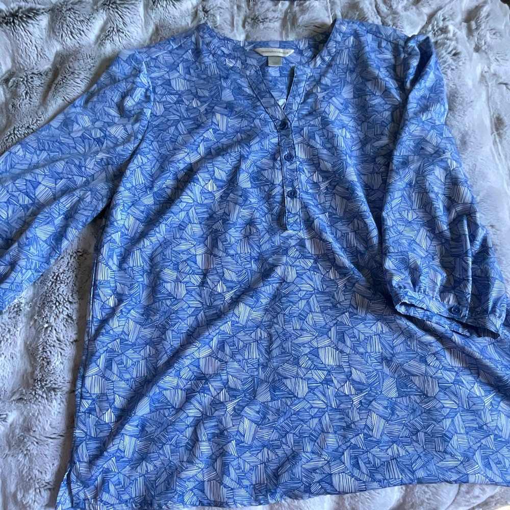 Christopher & Banks Blouse Size L